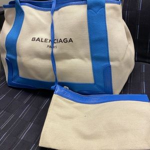 Preloved Authentic Balenciaga Canvas  Tote